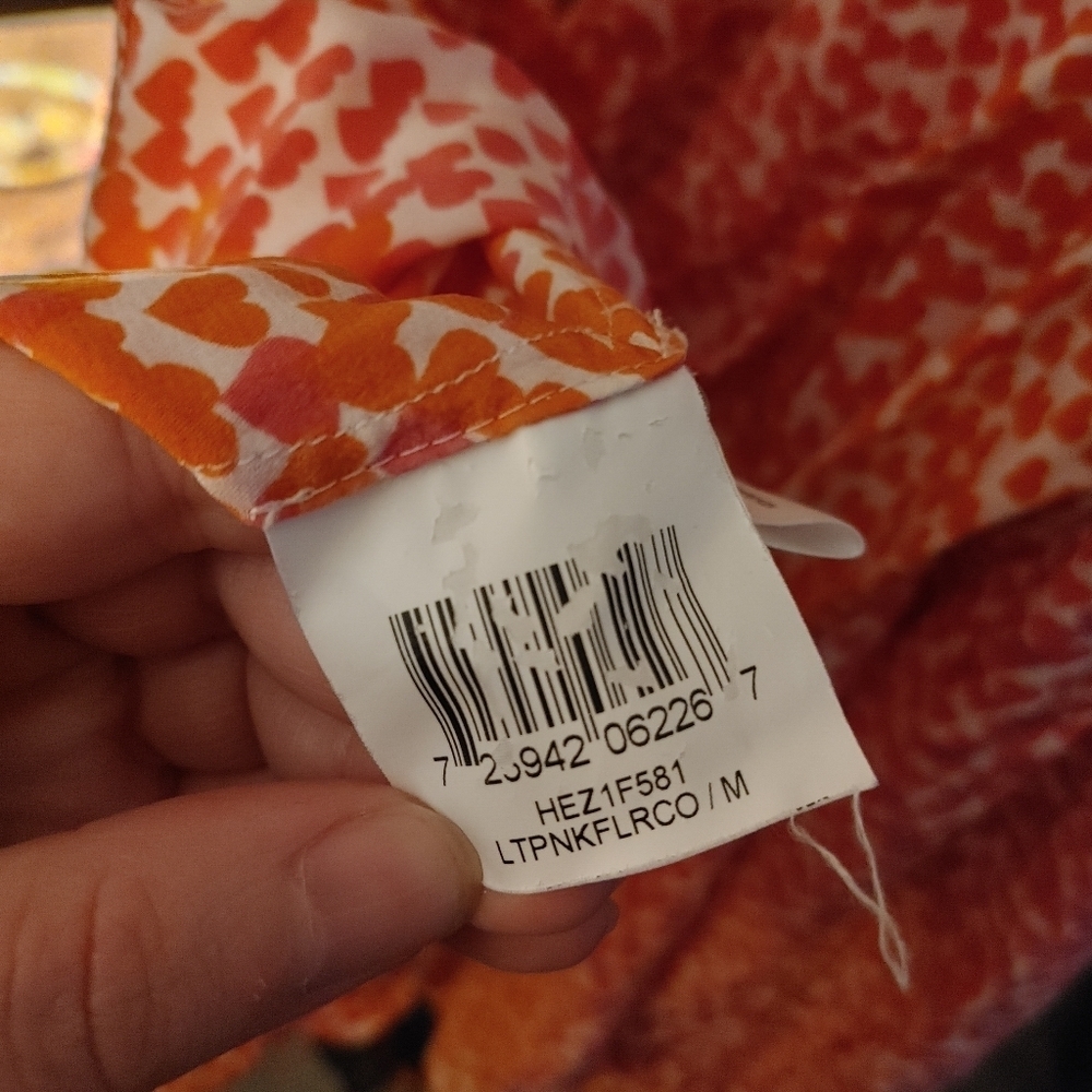 BCBGMaxAzria Silk Heart Print Blouse - Picture 3 of 10